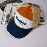 Gorra de Béisbol Casual con Bordado 3D y Diseño Americano para Hombres y Mujeres, Gorra Duckbill Estilo Spliced