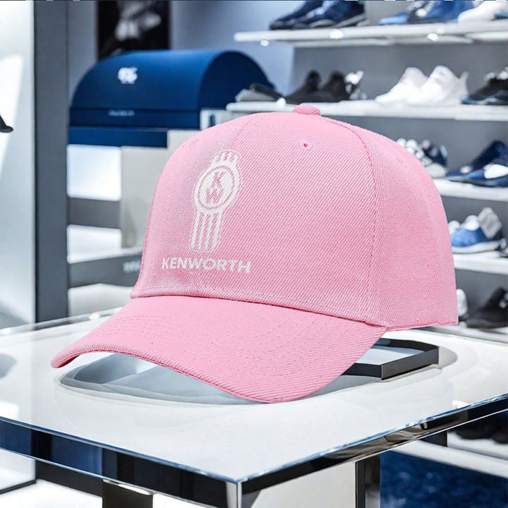 Gorra de béisbol Kenworth con logo bordado - ligera, elástica, de poliéster, lavable a máquina, ideal para cámping, pésca y actividades al aire libre, gorra de deportes al aire libre | gorra con logo bordado | headgear ligera, gorra de béisbol