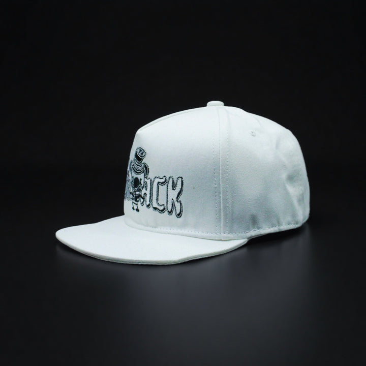 Gorra de Béisbol para Hombres con Bordado de Dibujos Animados en Blanco y | Visera Plegable y Ajustable con Cierre | Diseño Gráfico de Moda Urbana | Estilo Juvenil y Divertido | Gorra de Moda Trendy para Hombres