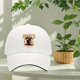 Gorra de béisbol unisex ajustable con estampado de botas vaqueras y sombrero del oeste - Ligera, transpirable, ala ancha, gorra casual y deportiva para exteriores para todas las estaciones para hombres y mujeres, regalo ideal para las fiestas (con letras)