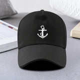 Gorra de béisbol con estampado de anclas, diseño moderno y único para estilo casual ligero unisex, gorra de béisbol para hombre, gorra de béisbol para mujer, gorra de béisbol para adolescente