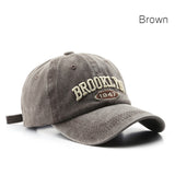Gorra De Béisbol Retro Para Mujeres Y Hombres Lavada, Sombrero Bordado De Papá, Gorra Casual Snapback De Verano, Gorra De Sol Unisex