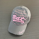 Gorra de béisbol nueva primavera con parche bordado tridimensional y letras, gorra de sol para hombres y mujeres al aire libre, tendencia