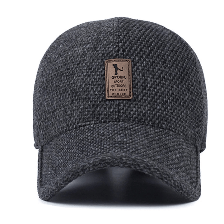 Gorra de béisbol casual abrigada para hombre, nueva colección otoño-invierno 2023, regalo de Navidad