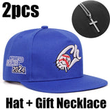 Dos piezas de gorra de béisbol con bordado de elementos hip hop, estilo callejero, deportivo y casual, sombrero unisex para parejas, ideal para viajes y regalos, Sombreros Casuales,Diseño Unisex,Sombrero de Moda,Detalle Bordado,Costura Duradera,Sombrero c