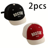 2pcs Gorros de Verano Ligeros para Niños y Niñas con Bordado de Letras, Adecuados para Uso Diario al Aire Libre, Viajes a la Playa, Senderismo, Para Bebés de 6-24 Meses, Perfectos para el Día de Acción de Gracias