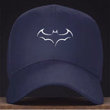 Gorra de béisbol con estampado de murciélago, gorra trucker ajustable para hombres y mujeres, ideal para deportes al aire libre