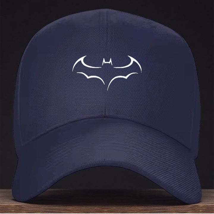 Gorra de béisbol con estampado de murciélago, gorra trucker ajustable para hombres y mujeres, ideal para deportes al aire libre