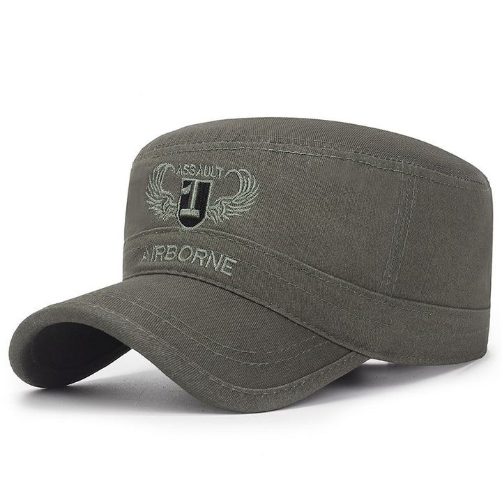 Primavera Y Otoño Camuflaje Al Aire Libre Deportes Gorra Plana Para Hombres Y Mujeres, Casual Sombra De Sol Sombrero Bordado De Algodón