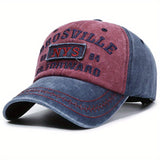 1 gorra de béisbol para hombre, estilo casual para primavera y otoño, sombrero deportivo lavado al aire libre, gorra de béisbol combinable con todo