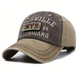 1 gorra de béisbol para hombre, estilo casual para primavera y otoño, sombrero deportivo lavado al aire libre, gorra de béisbol combinable con todo