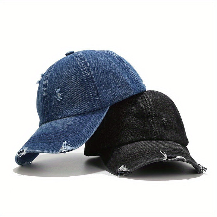 Gorra de Béisbol Estilo Coreano Lavado y Desgastada para Hombre y Mujer - Moda Primavera-Verano