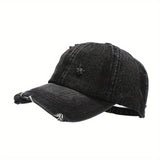 Gorra de Béisbol Estilo Coreano Lavado y Desgastada para Hombre y Mujer - Moda Primavera-Verano