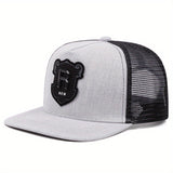 Gorra de béisbol para protección solar en deportes al aire libre - Estacional, tejido de poliéster (PET), tejido de madeja, cierre a presión, transpirable, se ajusta bien, solo lavar a mano.