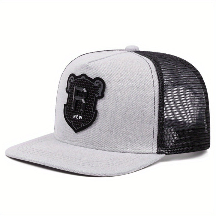 Gorra de béisbol para protección solar en deportes al aire libre - Estacional, tejido de poliéster (PET), tejido de madeja, cierre a presión, transpirable, se ajusta bien, solo lavar a mano.