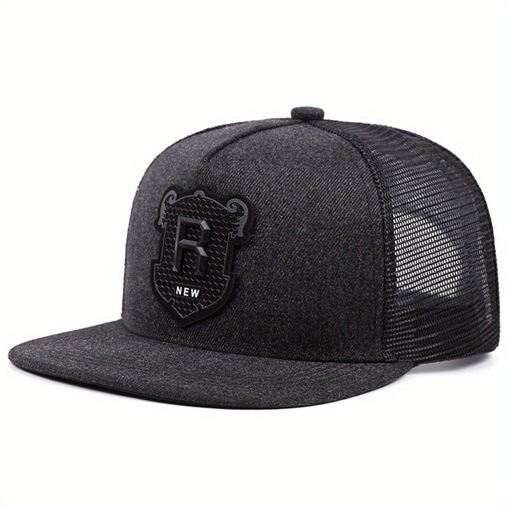 Gorra de béisbol para protección solar en deportes al aire libre - Estacional, tejido de poliéster (PET), tejido de madeja, cierre a presión, transpirable, se ajusta bien, solo lavar a mano.