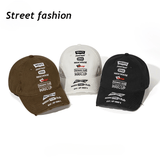 1pc Gorra de Béisbol Estilo Callejero Ajustable con Bordado Único, Visera Curva para Protección Solar, Ajuste Elástico para Salidas Casuales, Actividades al Aire Libre y Eventos de Regreso a Casa, Sombrero Duradero