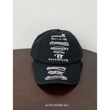 1 Gorra de Béisbol Creativa para Mujer, Opciones en Blanco y , Letras Bordadas - Ideal para Parejas, Regalo Perfecto de Cumpleaños o Atuendo Casual