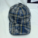 Gorra de Béisbol al Estilo Japonés con Cuadros para Hombres y Mujeres, Gorro Duckbill Retro Versátil Otoño/Invierno