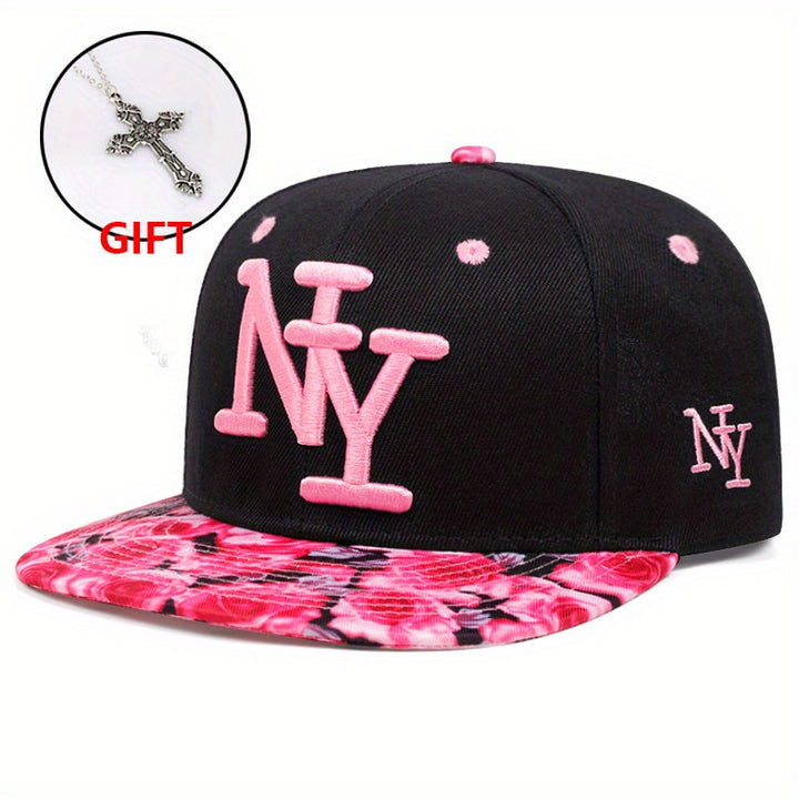 2 Piezas Gorra de Béisbol Bordada Estilo Hip Hop para Todas las Estaciones, Regalo Ideal para Navidad