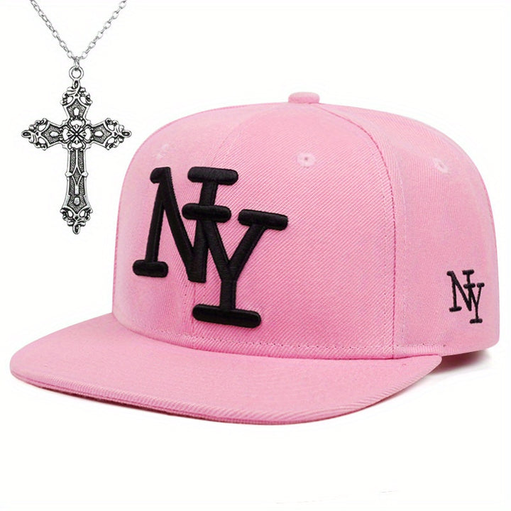 2 Piezas Gorra de Béisbol Bordada Estilo Hip Hop para Todas las Estaciones, Regalo Ideal para Navidad