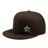 1 gorra unisex de béisbol estilo hip-hop, ajustable, 100% poliéster, protección solar, estilo urbano, visera plana para todas las temporadas