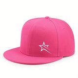 1 gorra unisex de béisbol estilo hip-hop, ajustable, 100% poliéster, protección solar, estilo urbano, visera plana para todas las temporadas