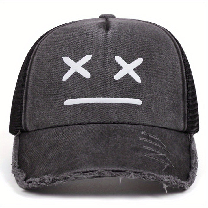 1 gorra de béisbol deportiva unisex de poliéster, protección solar, ligera, con cierre a presión, ajustada, para todas las estaciones, tejido tejido, solo lavar a mano.