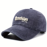 Nueva gorra de béisbol retro para hombre y mujer, perfecta para deportes de primavera y otoño y uso casual, con un estilo urbano único con un diseño coreano lavado y protección solar, sin batería