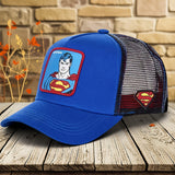 Gorra de Béisbol WB Warner Bros. DC Justice League - Gorra Snapback Ajustable con Superman, Batman, Wonder Woman - Protección Solar Transpirable, para Comic-Con, Halloween, Navidad, Regalos de Cumpleaños - Coleccionable de Superhéroes con Licencia Oficial