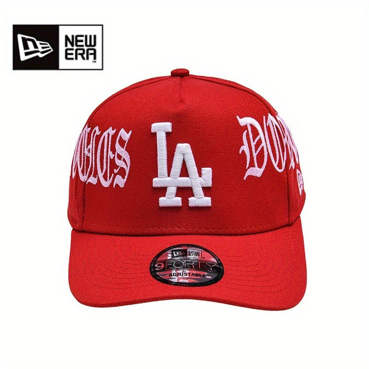 Gorra de béisbol New Era LA - Snapback ajustable, letras llamativas de LA y logo de LA, gorra ligera de streetwear para hombre, para todas las estaciones, moda urbana hip hop, deportes al aire libre, caza