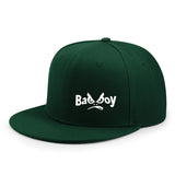 Gorra de béisbol con diseño gráfico malo - Gorra negra con diseño de personaje de dibujos animados blanco, ropa urbana unisex para hombres y mujeres, lavable a mano, ropa de cabeza para exteriores, letra oscura, gorro duradero.