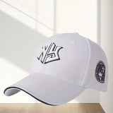 1 Gorra Trucker Hip Hop - Gorra de Béisbol Ligera y Elástica con Cierre Snapback, Letras NY Llamativas, Sombrero de Sol Unisex para Hombre y Mujer para Todas las Estaciones, Ropa Casual y Deportiva, Opciones en Negro/Blanco/Gris, Gorro Ajustable, Sombrero