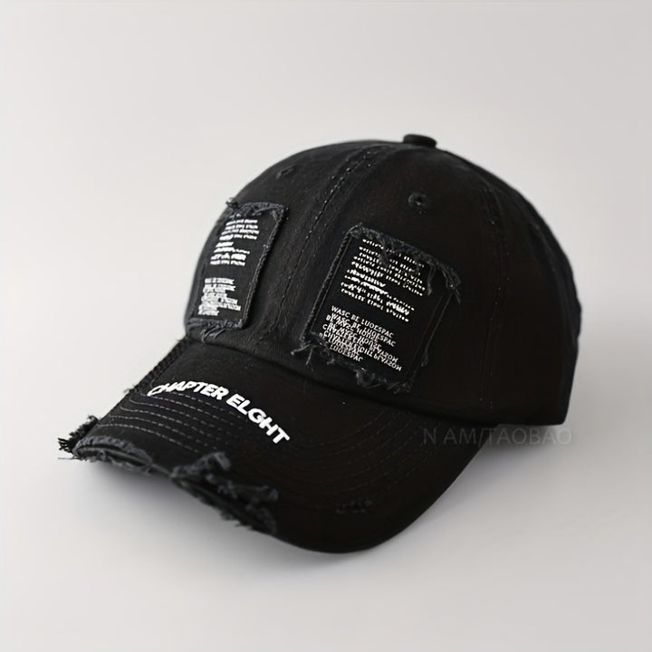 Nueva gorra de béisbol vintage con estilo desgastado para mujeres, elegante y versátil para primavera y verano.