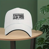 Gorra de béisbol unisex ajustable con estampado divertido de lema de pesca - Ligera y transpirable, diseño en dos tonos y visera curva para deportes al aire libre, pesca, uso casual - Gorra de ajuste para todas las estaciones para hombres y mujeres (regal