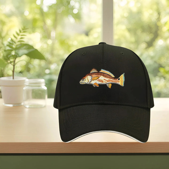 Gorra de béisbol ajustable para hombre y mujer - Ligera, transpirable, gorro ultraligero para exteriores con diseño vibrante de estampado de peces