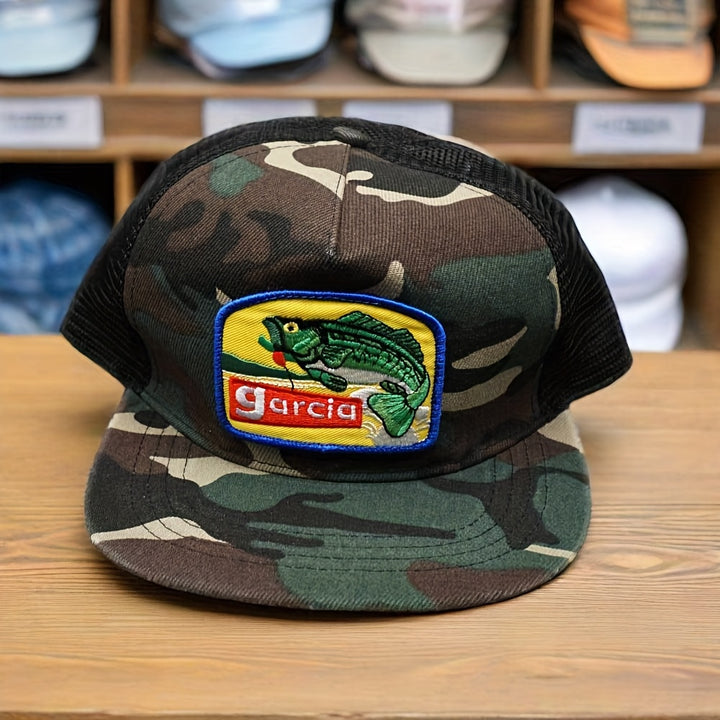 Gorra de béisbol unisex con bordado de pesca - Gorra retro americana de skateboarding urbano y hip hop, cierre ajustable con snapback, poliéster transpirable, elegante y duradera para actividades recreativas al aire libre, vacaciones, regalos, ropa casual