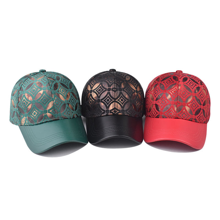 Gorra Transpirable | Gorra de Béisbol Ajustable a Cuadros con Patrón de Encaje en la Parte Trasera - Ligera, Poliéster Transpirable, Cierre Snapback para Uso Casual - Disponible en Verde Azulado, Negro y Rojo, Accesorio para la Cabeza Casual | Gorra de Bé
