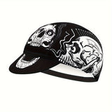 Gorra de Ciclismo Retro - Secado Rápido, Transpirable, Sombrero de Bicicleta de Verano para Hombres y Mujeres, Negro, Deportes, Gorra de Bicicleta