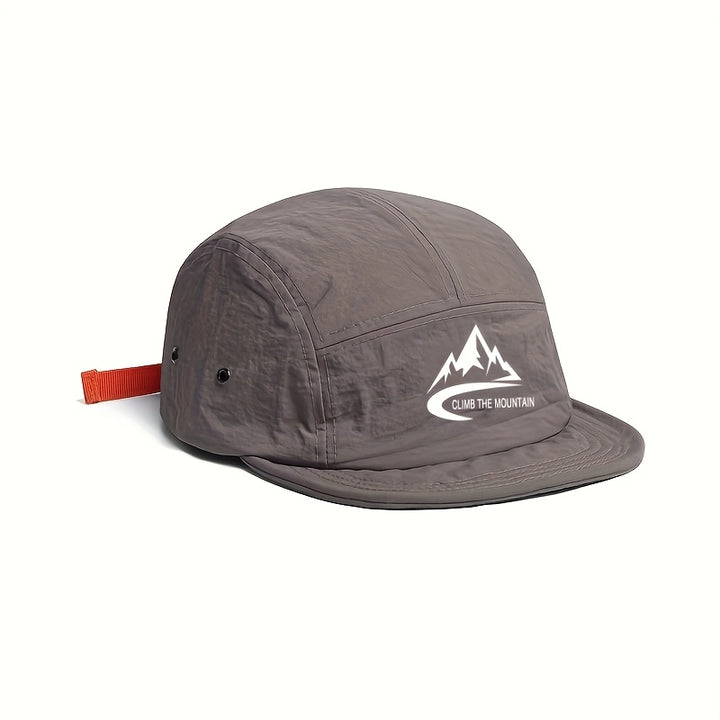 Gorra de Béisbol Semi-Malla Transpirable para Hombre y Mujer, Visera Curva, Secado Rápido, Ideal para Camping al Aire Libre en Verano