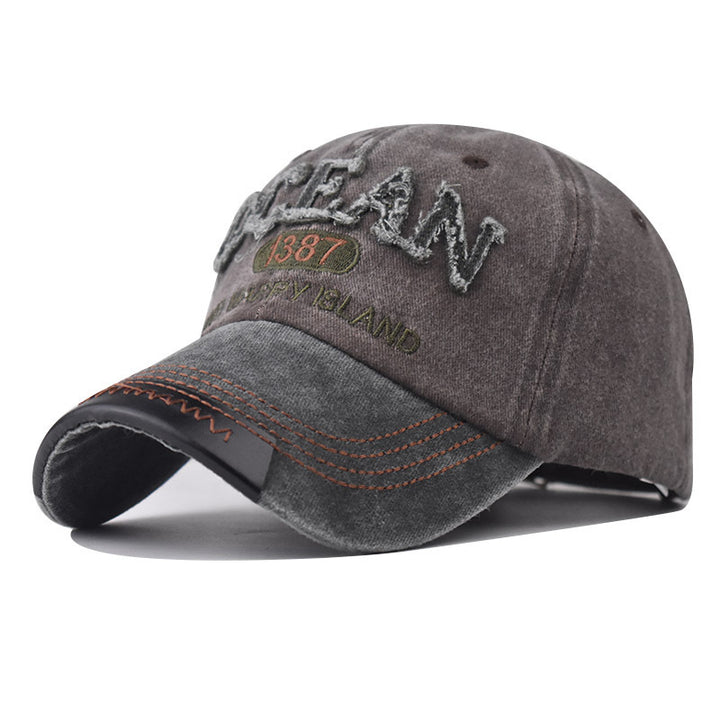 Gorra de Béisbol con Logo Bordado - Ajustable Snapback 50+ Escudo Sombrero de Sol para Exteriores, Lavable a Mano para Navidad, Fiestas, Playa y Uso Diario (Ajuste No Elástico)