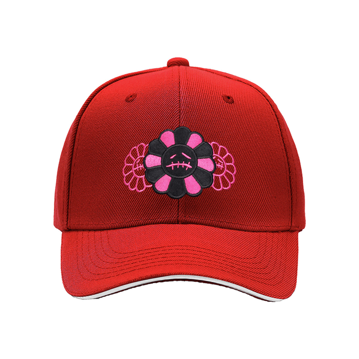 Gorra de Béisbol Clásica con Estampado de Flores, Visera Curva Unisex para Deportes al Aire Libre, Regalo de Navidad, Opción de Regalo para Fiestas de 1 o 2 Piezas