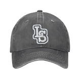 Gorra Deportiva Unisex para Hombres y Mujeres con Estampado de Logo Grande (Blanco sobre ) - Correa Ajustable Transpirable, Visera Curva Ideal para Actividades al Aire Libre o Uso Diario en el Gimnasio