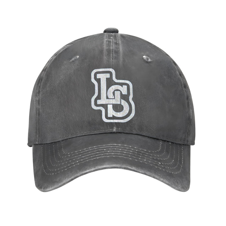 Gorra Deportiva Unisex para Hombres y Mujeres con Estampado de Logo Grande (Blanco sobre ) - Correa Ajustable Transpirable, Visera Curva Ideal para Actividades al Aire Libre o Uso Diario en el Gimnasio