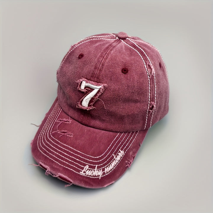 1 Gorra de Béisbol Estilo Moderno Diseño Nuevo con 7 Agujeros Unisex para Senderismo, Playa y Actividades Casuales