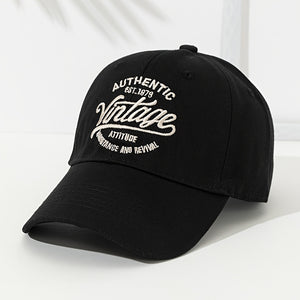 Gorra de béisbol Casual con bordado de letras grandes en negro, que combina con todo.