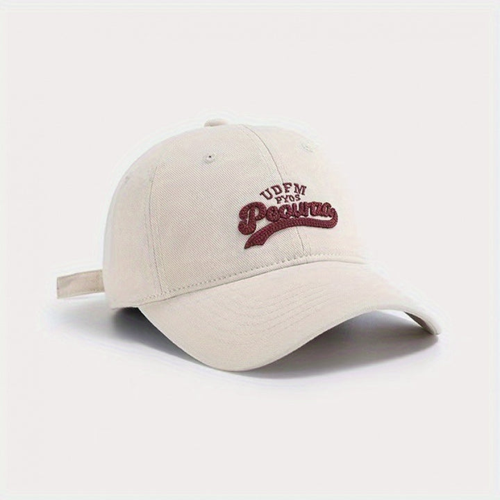 Gorra de Béisbol para Mujer - Gorra Snapback Ajustable, Circunferencia Grande, Gorro Duckbill Transpirable, Sin Estirar, Para Eventos Diarios y Formales (Beige//Azul/Marrón) - Conjuntos Casuales a Juego