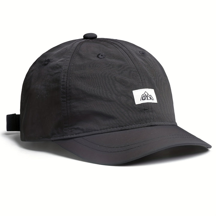 1 Gorra de béisbol con logo ESPT para hombre y mujer - Gorra ligera, transpirable y de secado rápido con letras ESPT llamativas, ajuste ajustable, visera curva y ala estructurada para deportes al aire libre, sombrero para viajes casuales (//Gris/Azul Mari