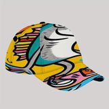 Gorra de béisbol estilo callejero, poliéster 100%, gorra de visera tejida para el sol con lavado a mano o limpieza en seco, sin carga, para ropa deportiva al aire libre.