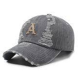 Gorra de béisbol para hombre y mujer con una letra A y diseño en línea - Tela transpirable, ala estructurada, sombrero para exteriores para todas las estaciones para deportes, ropa casual, accesorio deportivo, sombrero elegante, sombrero duradero, sombrer